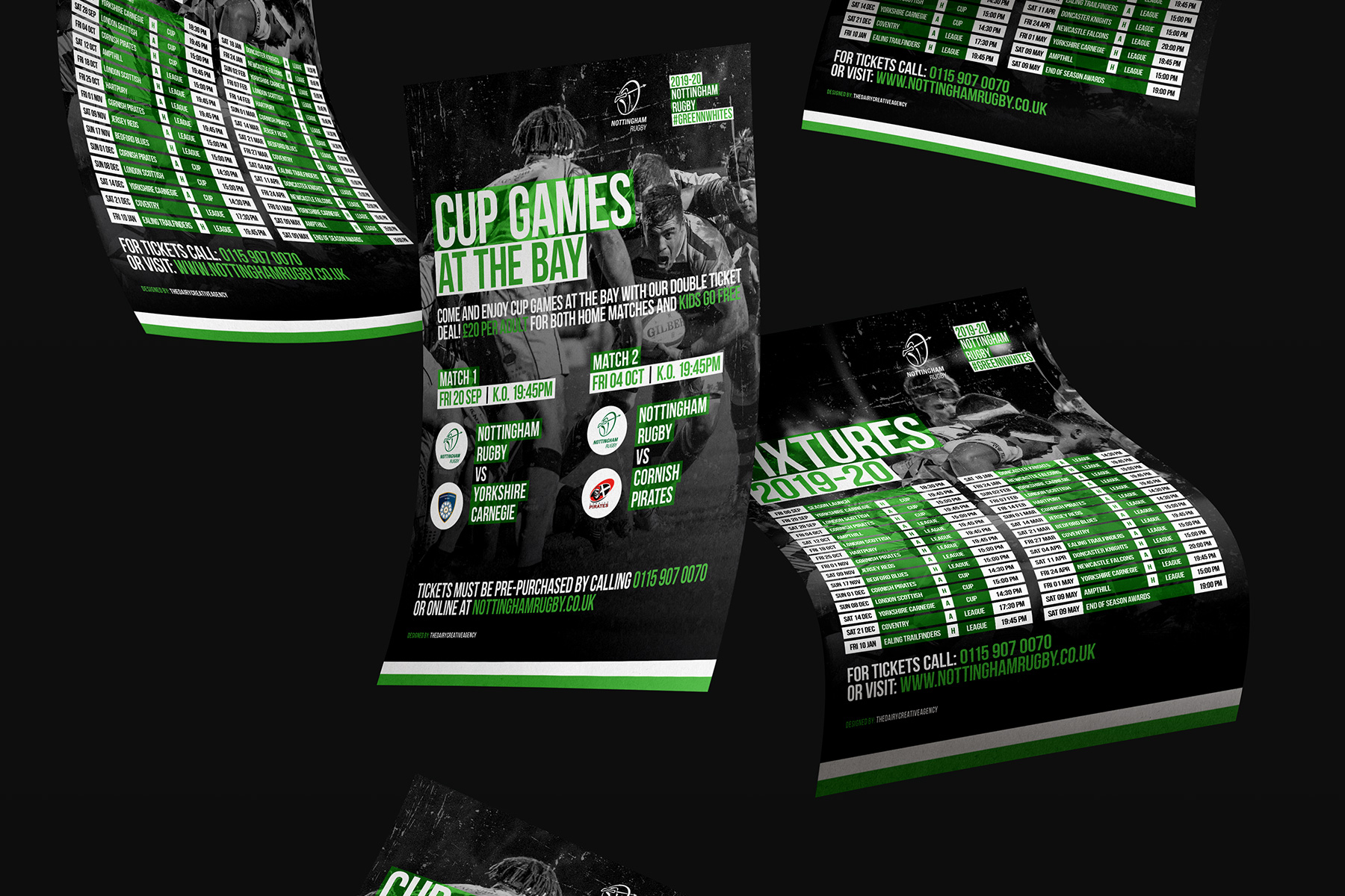 Nottingham Rugby Marketing Mockup