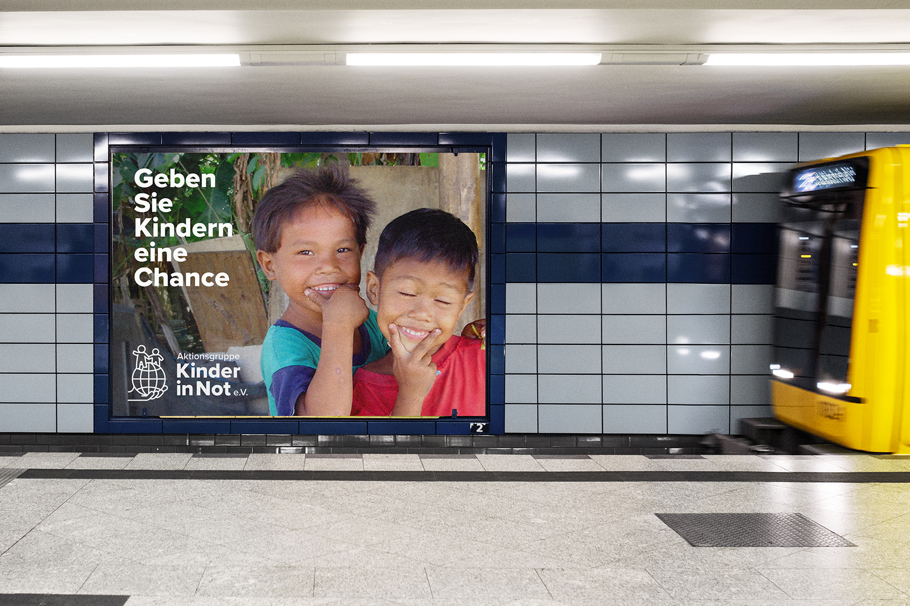 Kinder in Not e.V. Advertising Mockup