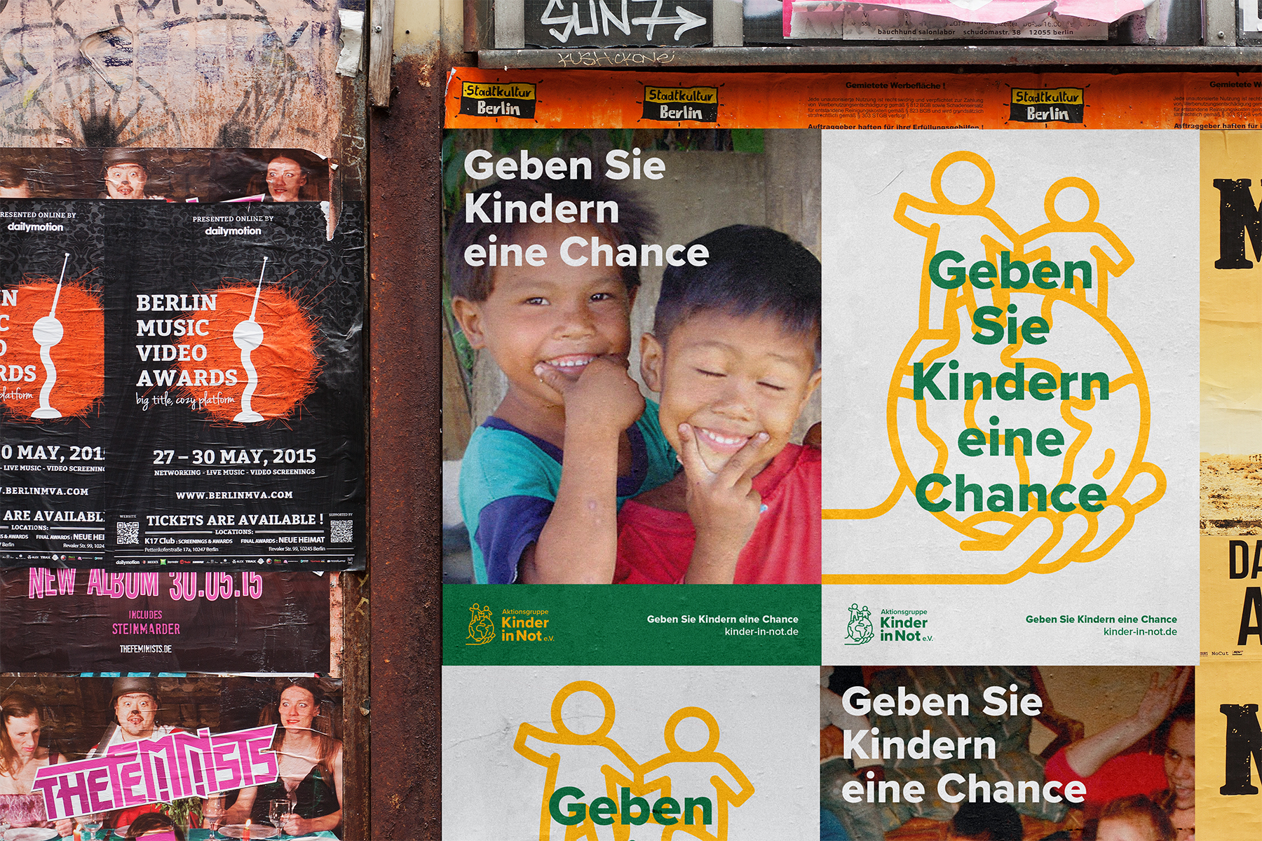 Kinder in Not e.V. Advertising Mockup